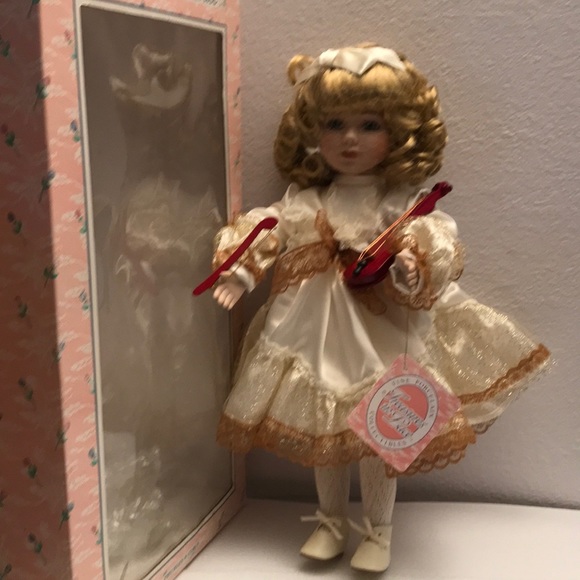 treasures in lace genuine porcelain doll
